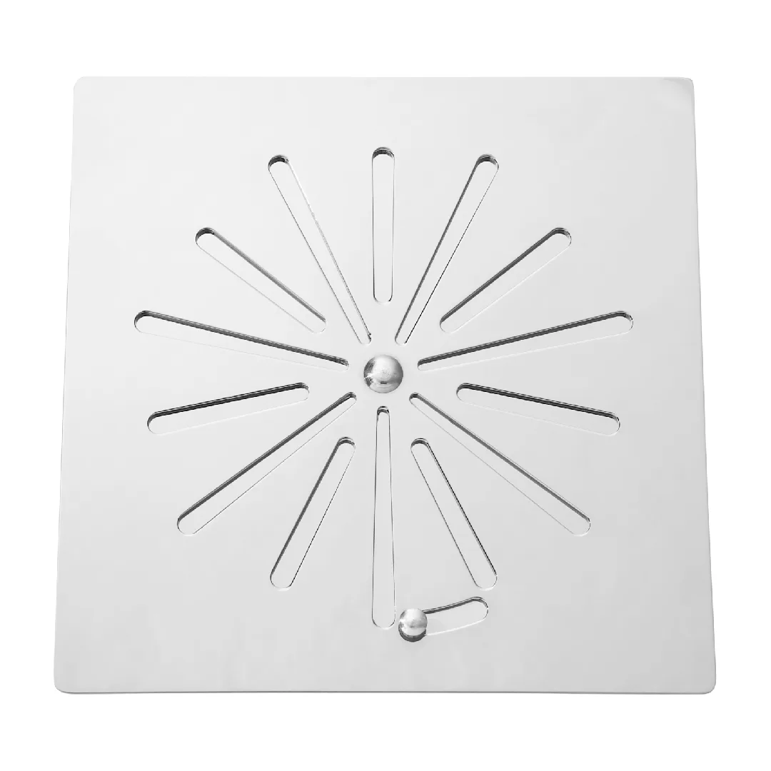 Grelha Invinox 15x15 Inox 6001/1 Abre Fecha S/base