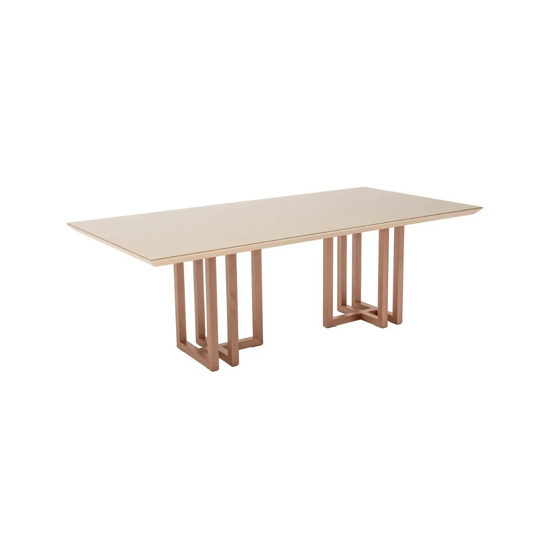 Mesa de Jantar 200 x 110 x 76 Gottems Atila