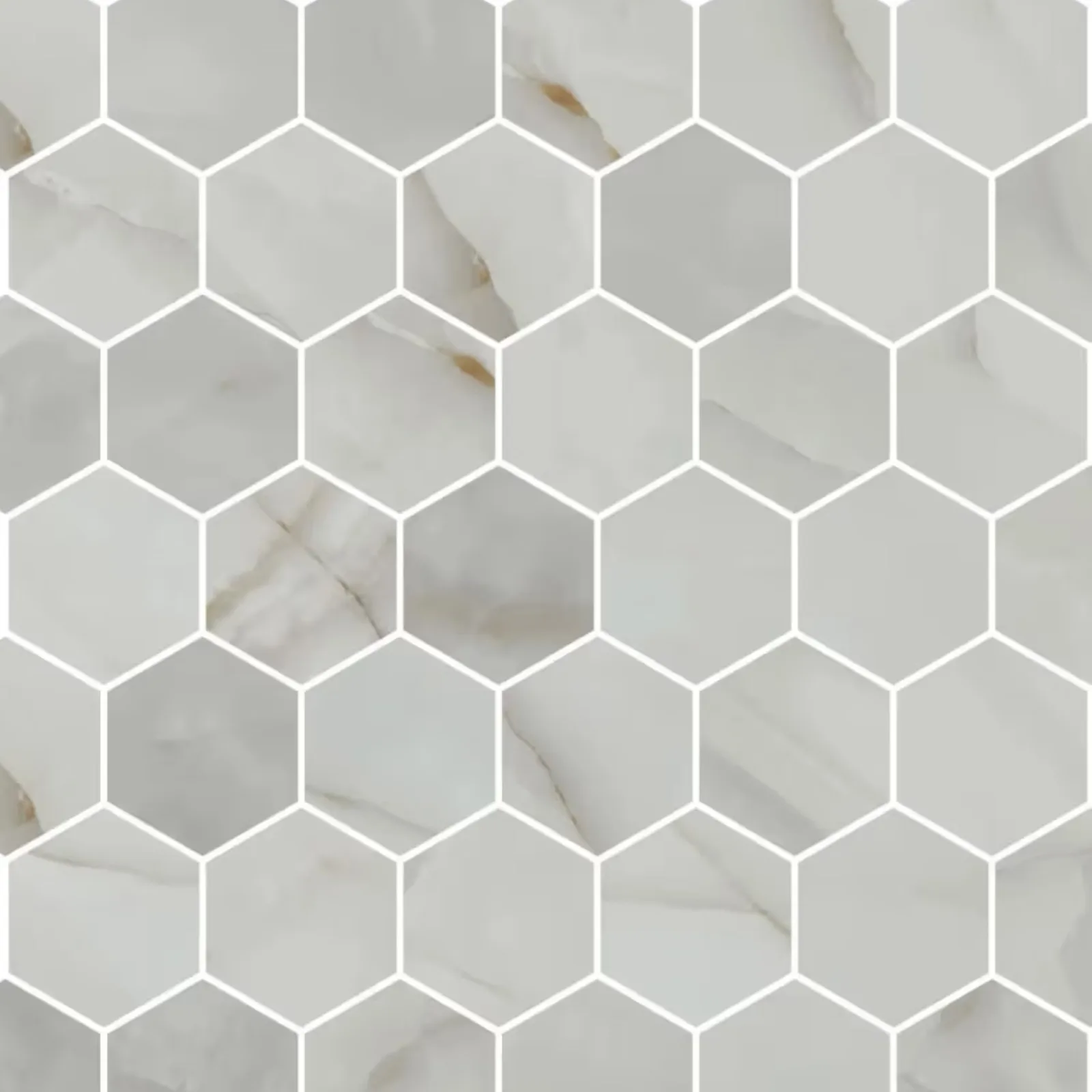 Mosaico Eliane Onix Cristal T3000 Hex Polido 30x30 (foto 2)